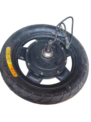 Motor Scuter Electric 350w 48v motor Bicicleta Electrica Trotineta tip moped cu pedale dimensiune roata 14x2.50 - vine complet echipat cu anvelopa gata de montat 