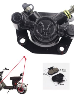 Etrier cu placute pentru scuter electric Citycoco Harley Chopper roti late 60v