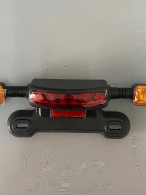 Lampa Spate 3 in 1 pentru Motociclete Electrice – LED Puternic 12V–60V