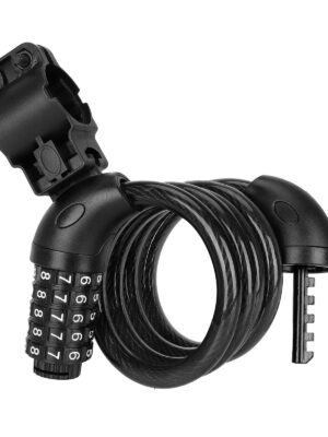Lacăt Anti-furt pentru Bicicletă și Trotinetă Electrică | Cablu de Oțel 12mm