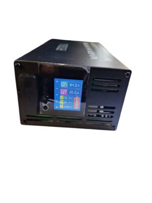 Încărcător Profesional Reglabil pentru Trotinete Electrice – 43–92.4V / 2–20A – Display Digital & Ventilator