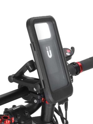 Suport Telefon Impermeabil (Waterproof) Magnetic 360° | Bicicletă, Trotinetă, Scuter și Moped