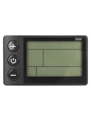 Display LCD S866 Universal (24V-60V) pentru E-Bike și Trotinete Electrice – Mufă 7 Pini
