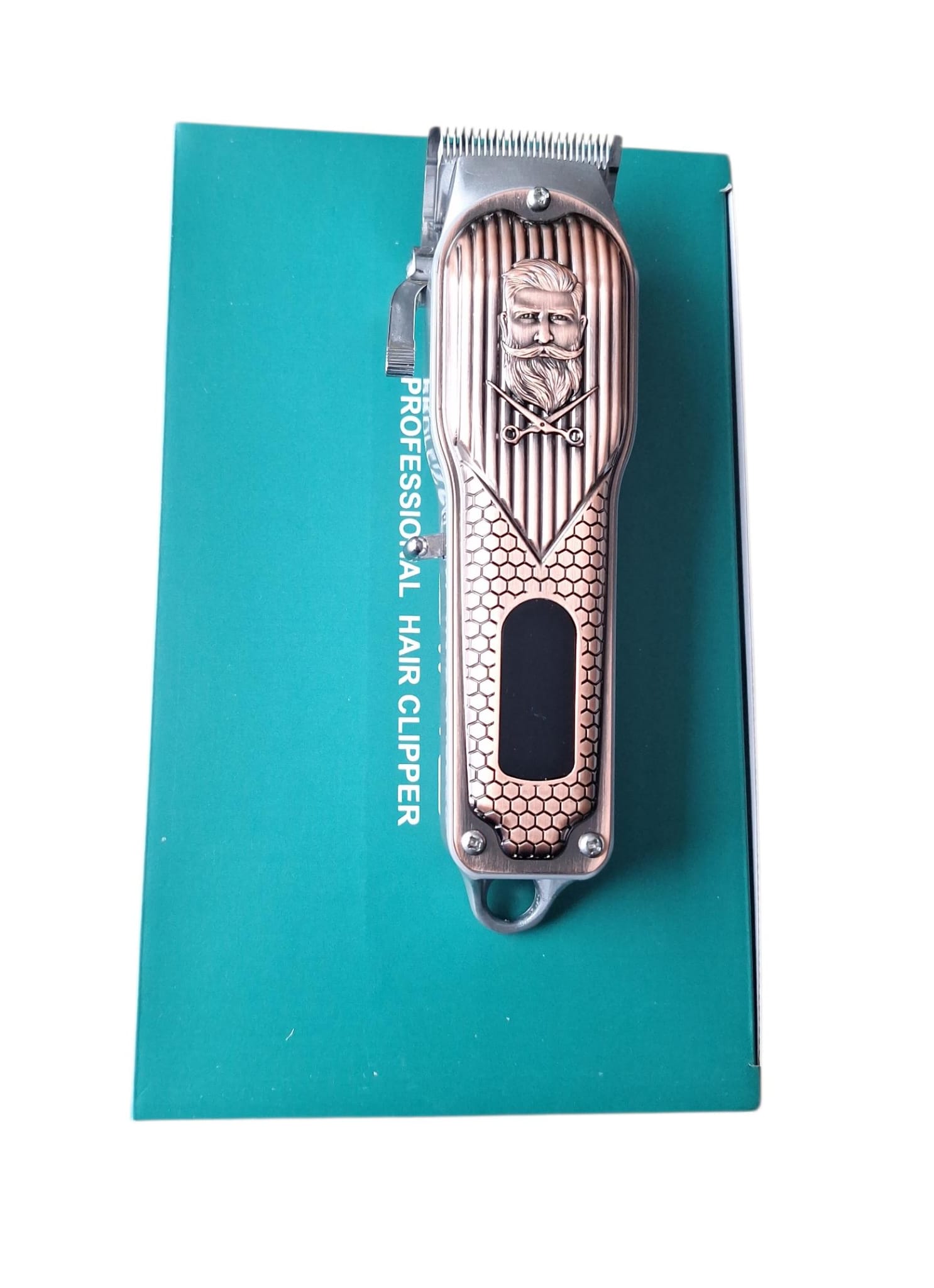 Trimmer profesional metalic, încărcare USB, lame oțel, ideal pentru contur și tuns precis. - imagine 5