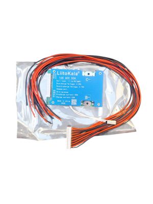 Placa BMS 16S 60V 50A Li-Ion cu balansare – Modul protectie baterie pentru scuter electric