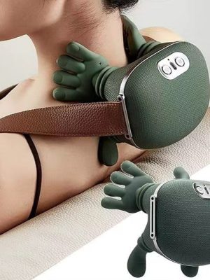 Aparat Masaj Cervical 4D Wireless cu Căldură 40-45°C – Masaj Gât și Umeri, 3 Intensități, Autonomie mare