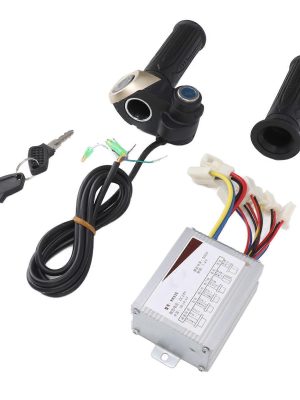 Controller 24V 250W trotineta electrica + acceleratie cu cheie kit complet motor perii