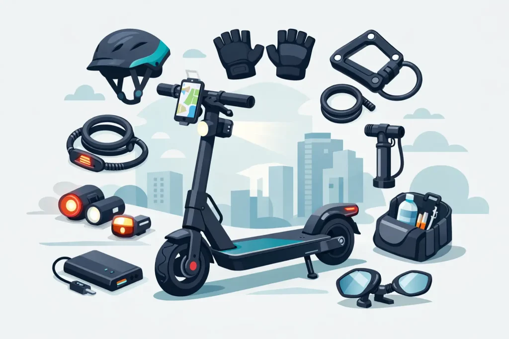 9 cele mai utile accesorii trotineta electrica