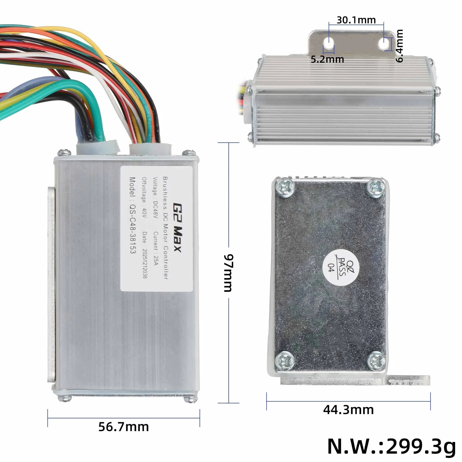 Controller Original 48V 25A pentru Trotinetă Electrică Kukirin G2 Max – Controller Trotineta electrica G2 Max - imagine 4