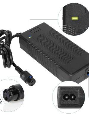 Încărcător 42V 2A pentru Hoverboard și Trotinete Electrice 36V – Mufă Rotundă GX16 3 Pini