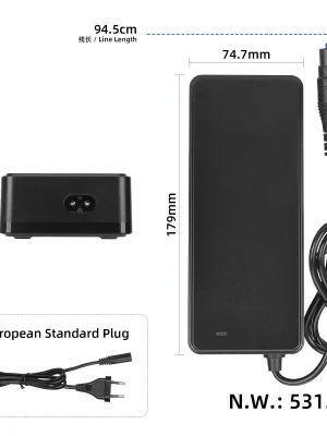 Incarcator 53.6V / 54.6V 2A pentru trotineta electrica Xiaomi 4 Pro Plus, Xiaomi 4 Pro Max, Ninebot G3, F3, GT3 si ZT3