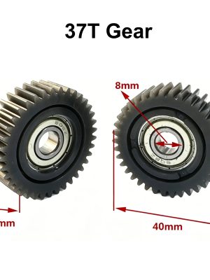 Pinion Angrenaj Motor Bicicleta Electrica 37 Dinti 37T 40mm cu Rulment 608 – Motor 500W