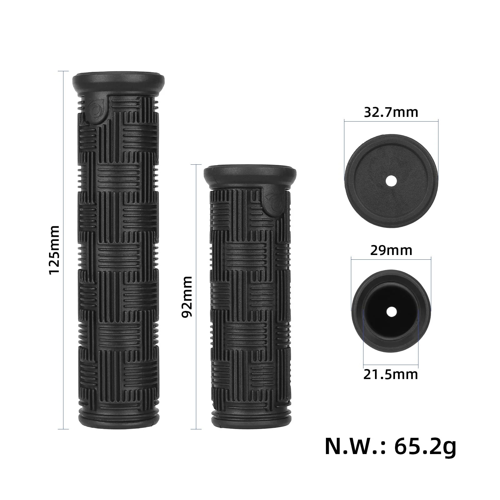 Set Mansoane Ghidon KuKirin G2 G3 G4 Ultra – Manere Cauciuc Lung + Scurt pentru Trotineta Electrica - imagine 5